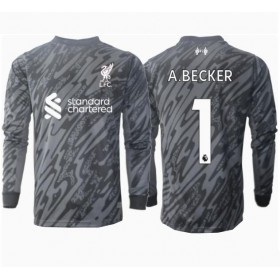 Liverpool Alisson Becker #1 Målvakt Hemmakläder 2024-25 Långärmad